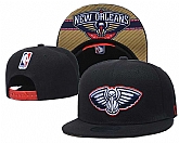 Pelicans Team Logo Black Adjustable Hat GS